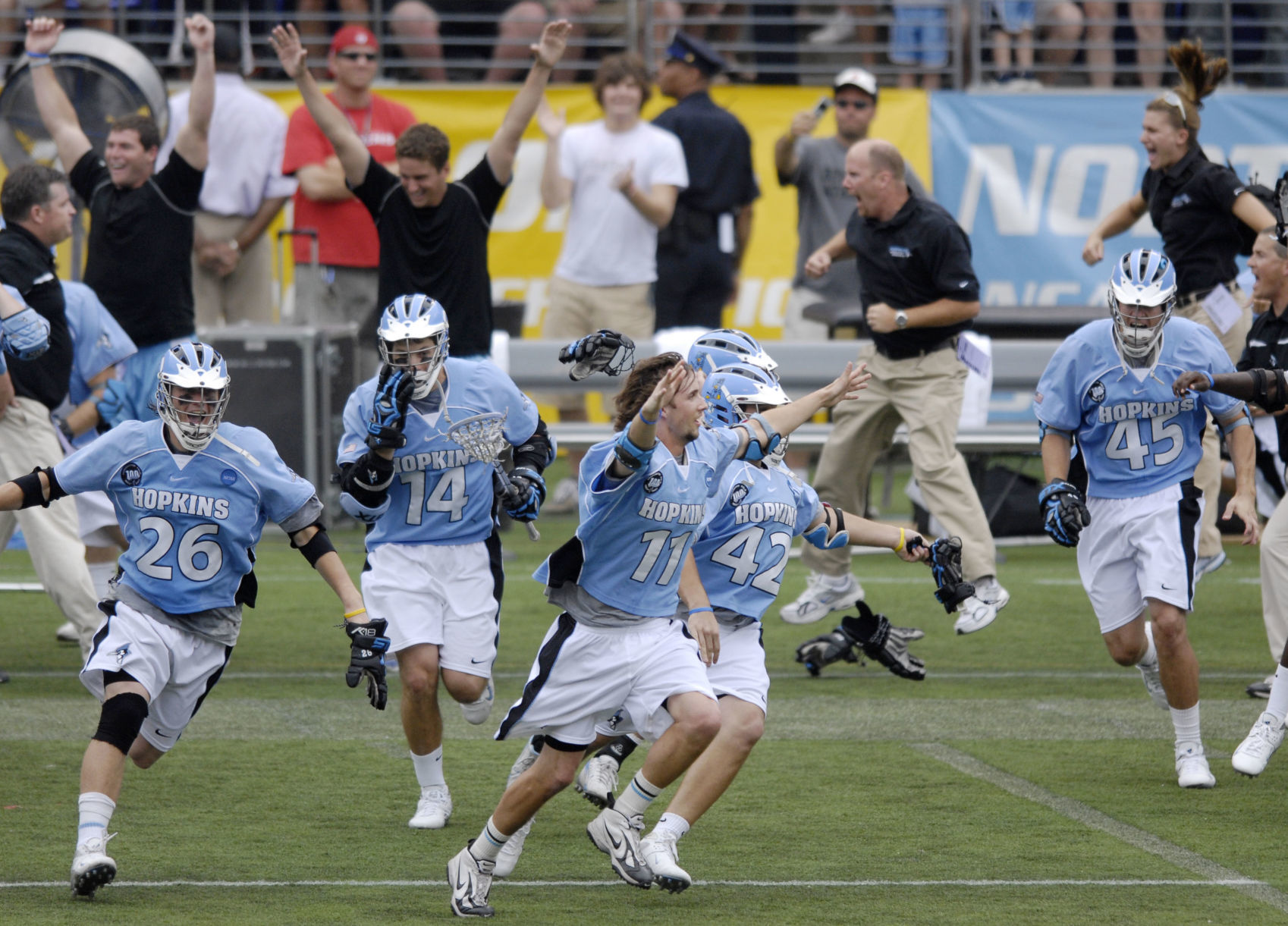 2007: Johns Hopkins survives Duke rally to win lacrosse championship